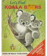 Let&#39;s Find Koala Bears 1969 Marjorie Cooper Vintage Start Right Elf Book - £5.55 GBP