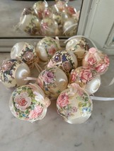 9 French country rustic shabby chic vintage tree ornaments Yves Rocher d... - $897.10 MXN
