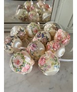 9 French country rustic shabby chic vintage tree ornaments Yves Rocher d... - $884.36 MXN