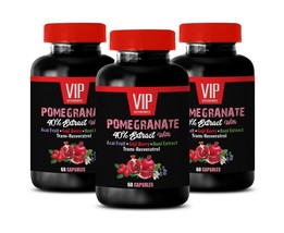 acai berry capsules - POMEGRANATE 40% EXTRACT - lower cholesterol naturally 3B - £26.32 GBP