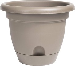 Self-Watering Planter With A Saucer And An 8&quot; Pebble Stone By Bloem, Model - £33.22 GBP