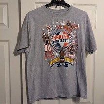 Champion men&#39;s XL Harlem Globetrotters World Tour 2019 T-shirt - £7.83 GBP