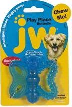 JW Pet PlayPlace Butterfly Teether Dog Toy 1ea/MD - £3.91 GBP