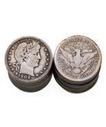 1896 - 1916 Barber Quarts Rouleau En Bon + G + État Divers Dates - €403,71 EUR