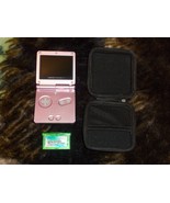 Used Pink Nintendo Gameboy Advance SP AGS 101 + Case + Charger + Jp Pokemon - £117.26 GBP