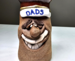 Vintage Mark Hines DAD&#39;S Funny Face Coffee Mug Studio Art Stoneware Pott... - £14.12 GBP