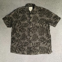 Tasso Elba Island Shirt Adult Extra Large Silk Linen Button Up Casual Ou... - $28.30
