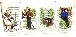 Burger King Mark Twain 1985 Summer Festival Glasses w/Box Set of 4 NIB V... - £25.73 GBP