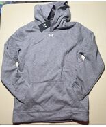 Under Armour Loose Hustle Fleece Hoody Boys YXL Dark Gray - $23.51