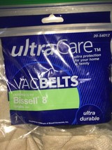 Ultra Care  VacBelts Vac Belts  Bissell 8  Uprights, 1 Belt - $5.15