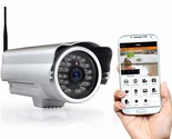 Outdoor Wireless Home Security Surveillance IP Camera with Weatherproof ... - $124.44