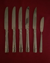 Reed &amp; Barton 18/10 DUXBURY Flatware 4 Dinner Knives 1 Steak &amp; 1 Butter ... - $29.58