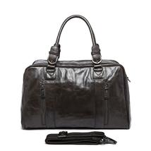 Mens Real Leather Briefcase Big Capacity Leather Laptop Messenger Bags - £177.15 GBP