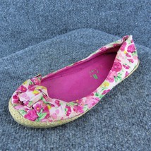 Blowfish Malibu Youth Girls Flat Shoes Pink Fabric Slip On Size 3 Medium - £13.99 GBP