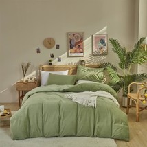 Sage Green Velvet Comforter Sets Twin Light Green Fluffy Bedding Comforters Wome - £97.96 GBP