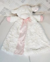 Baby Gund LAMB Winky Huggybuddy Security Blanket Lovey White Pink 4034130 - £15.78 GBP