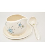 Franciscan Starburst Original Mid Century Gravy Boat &amp; Ladle - $245.70 CAD