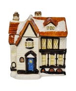 Vintage CIB Cottage Themed Cookie Jar Kitchen Canister Decor Decorative Jar - £11.65 GBP