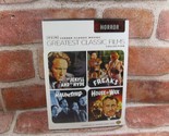 DVD - 4 Film Set - Turner Classics - Greatest Classic Films - Horror Col... - $18.53