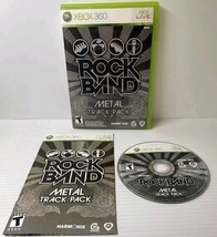 2009 Rock Band Metal Track Pack Microsoft Xbox 360 Video Game with Manua... - $14.65
