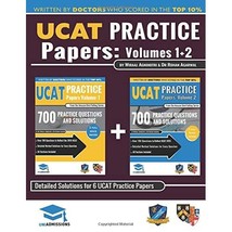 UCAT Practice Papers Volumes One &amp; Two: 6 Full Mock Papers, 1400 Questions in th - $80.00