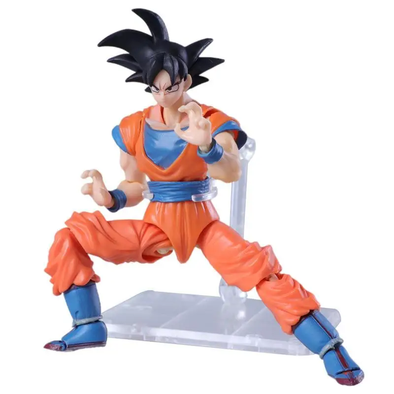 Play 16cm Anime Dragon Ball Z Action Figure Play Son Goku SHF FigA Super Saiyan  - £64.79 GBP