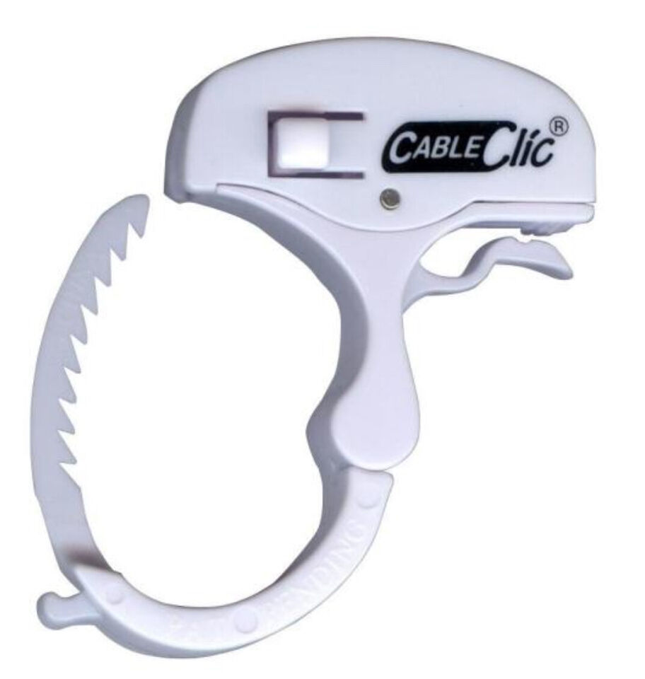 Mini Cable Clic - White, 1 Piece - $2.79