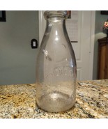 Vintage Patrick&#39;s Dairy Miami Arizona Embossed 1 Quart  Liquid Glass Mil... - £38.14 GBP