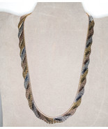SS tri-color Cleopatra Necklace - £42.49 GBP