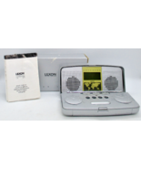 New Lexon Silver LA 04 VOYAGEUR 2 Alarm Clock Radio 1990s Cyber Line Design - $476.97 MXN
