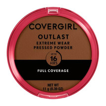 COVERGIRL Outlast Extreme Wear Pressed Powder, 880 Cappuccino, 0.38 oz, Full Cov - £5.51 GBP