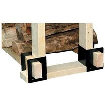 Panacea 15211 Log Rack Bracket, Black - $35.05