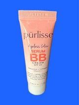 PURLISSE BEAUTY Ageless Glow Serum BB Cream SPF 40 in Tan Deep 7 ml 0.24... - $12.86