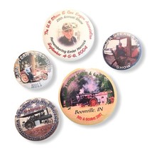 Lot of 5 Steam &amp; Gas Engine Show Pinback Buttons - $232.06 MXN