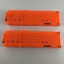 Nerf N Strike Ammunition Clip 18 Max Soft Darts Ammo Holder Hasbro Toy 2pc Lot - £19.07 GBP