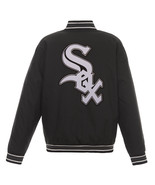 MLB Chicago White Sox Poly Twill Jacket Embroidered Patches Logo JH Design  - £106.97 GBP