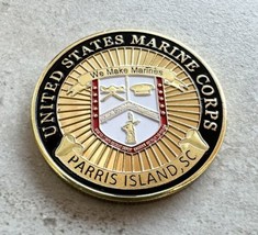 Challenge Coin U.S. Marine Cor Ps Parris Island Challenge Coin - £11.86 GBP