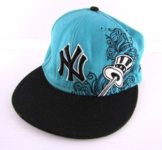 New York Yankees 59fifty, 7 1/4 fittet Hat, Aqua Blue  MLB Bat and Hat - £7.34 GBP