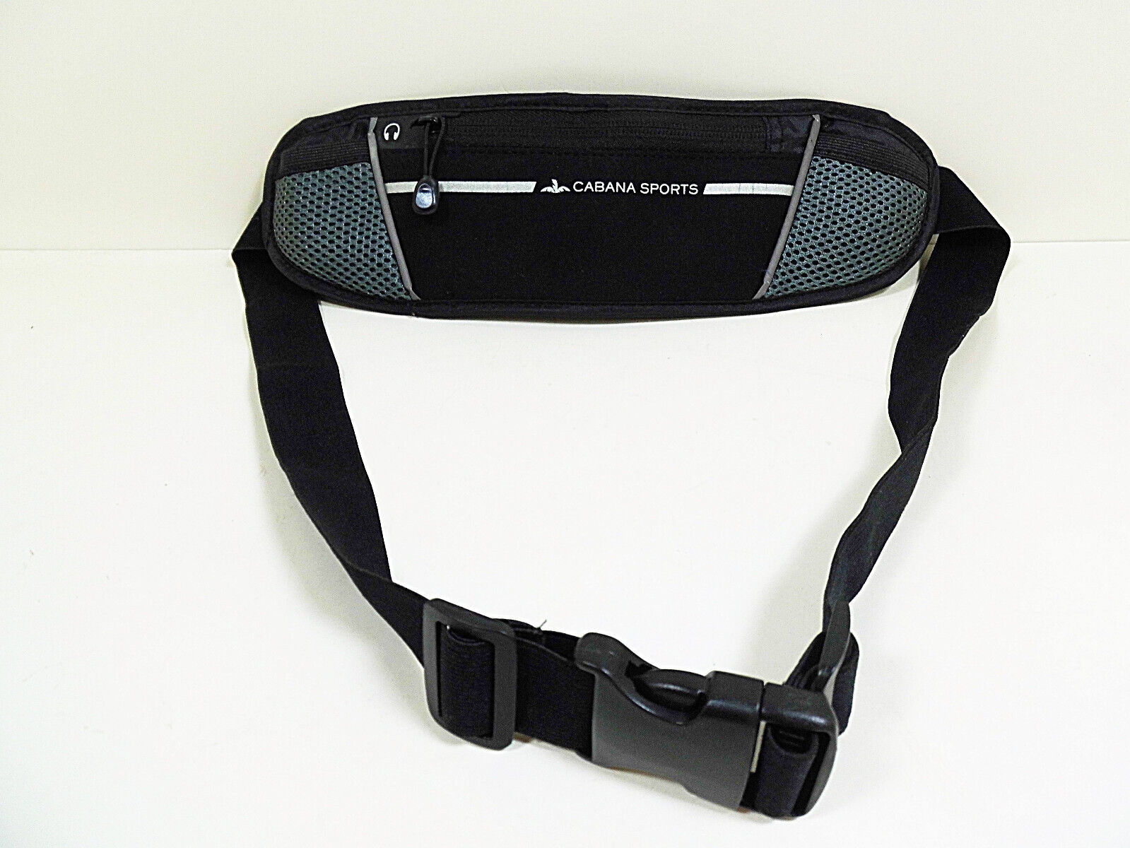 Vintage Cabana Sports Waist Fanny Pack 3 Pouches Jogging Hiking Backpack... - $7.69