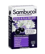 Sambucol Cold &amp; Flu Relief Quick Dissolve Tablets, Black Elderberry 30 e... - $19.79