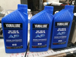 3 Qts,  Yamalube 10W-40 Mineral 4W Watercraft Engine Oil     751 - $35.60 CAD