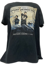 Dierks Bentley Mountain High Tour 2018 Men&#39;s Black Band T-Shirt Size XL - £23.70 GBP