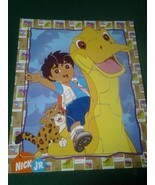 Nick Junior Go Diego Go 9 Pc Children&#39;s Puzzle - £12.86 GBP