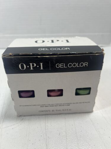 OPI Gel Nail Color Set Of 6 Different Colors NEW - $27.72