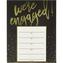 We&#39;re Engaged Invitations Party Supplies with Seals and Stiickers 20 Per... - £3.95 GBP