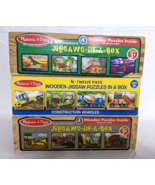 Melissa &amp; Doug Wooden Puzzles In A Box  - £14.00 GBP