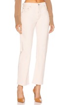 Moussy Vintage Women&#39;s Slater Corduroy Cropped Ankle Straight Leg Jeans ... - $94.95