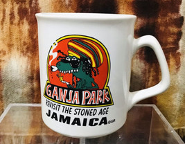 Ganja Park Revisit The Stoned Age Jamaica  Cannabis Coffee Mug Cup HTF - £79.12 GBP