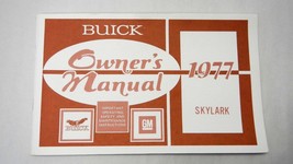 1977 Buick Skylark Owner's Manual User Guide Reference Operator Book - $7.66