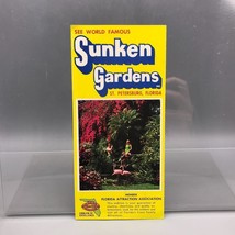 Vintage Sunken Gardens St. Petersburg Florida Travel Brochure - £23.40 GBP